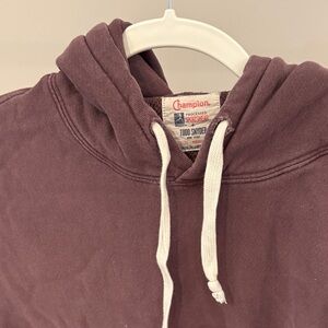 Todd Snyder x Champion Men's Burgundy Hoodie